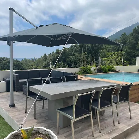 Rez De Piscine Privee Chauffee Pascialella De Muratello Vue Mer بورتو فيكشْيو
