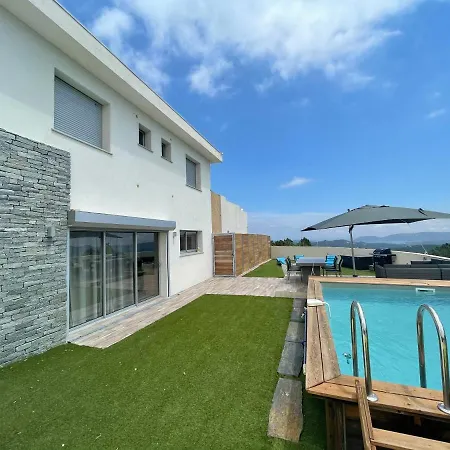 شقة Rez De Piscine Privee Chauffee Pascialella De Muratello Vue Mer *